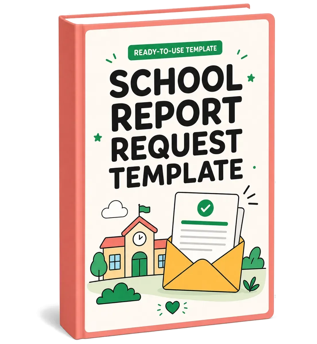 School Report Request Template cover