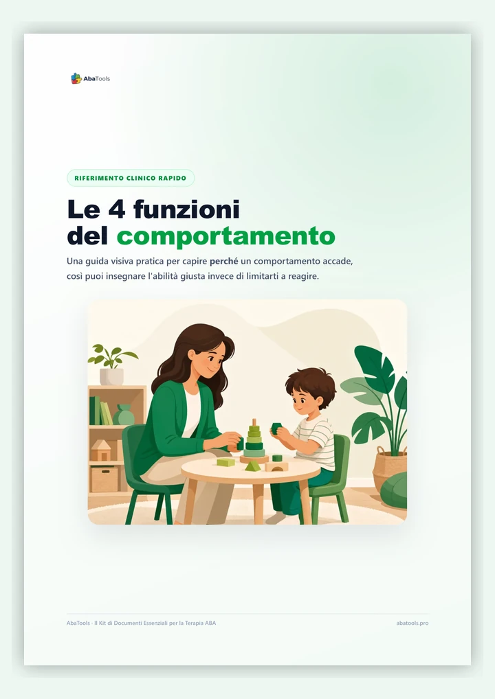 Anteprima: guida visiva alle 4 funzioni del comportamento